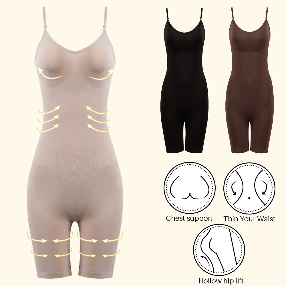 Seamless Full Body Shaper Bodysuit