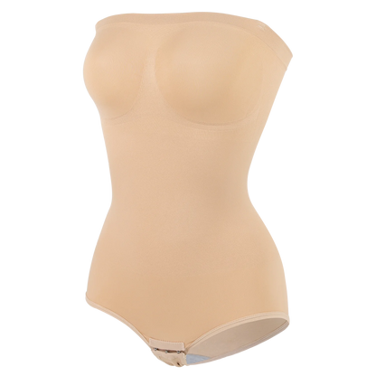 Strapless Compression Shapewear Bodysuit