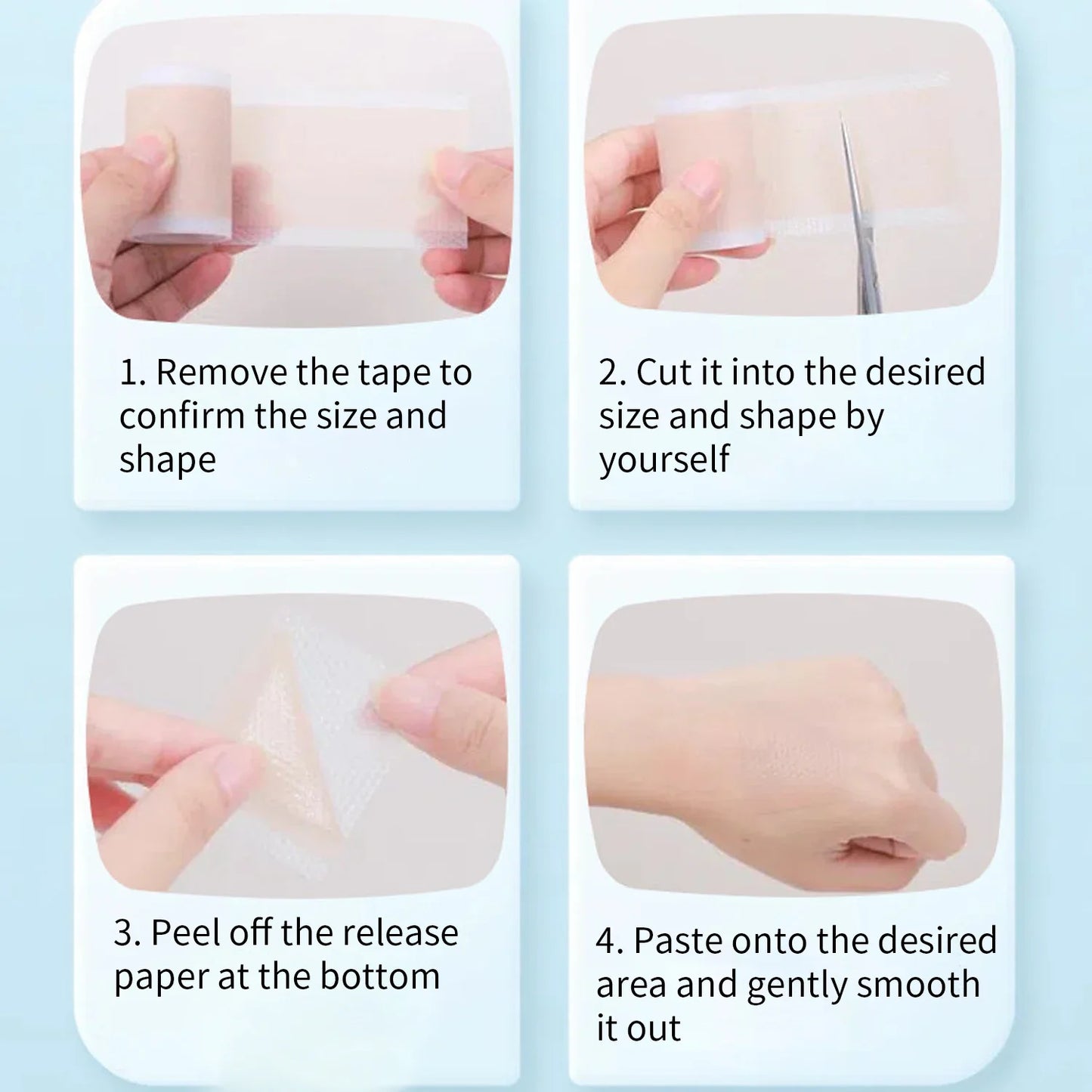 Waterproof Silicone Scar Sheet Roll