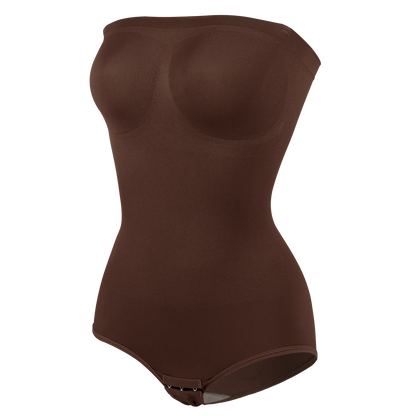 Strapless Compression Shapewear Bodysuit