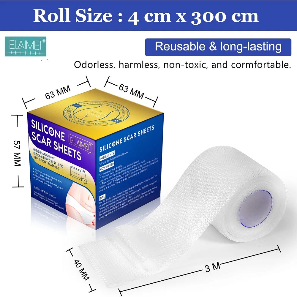 Transparent Silicone Scar Care Tape