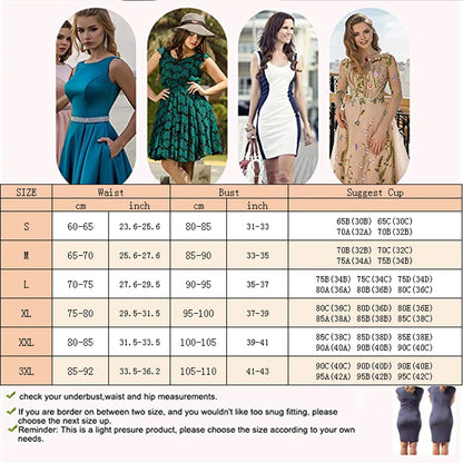 V-Neck Compression Shapewear Bodysuit