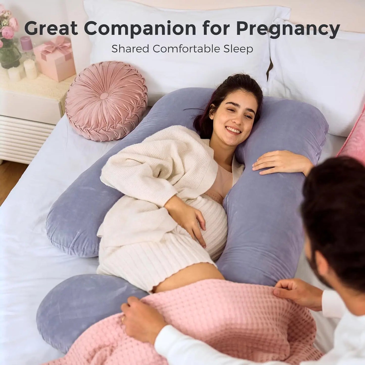 Full Body U-Shaped Pregnancy Pillow