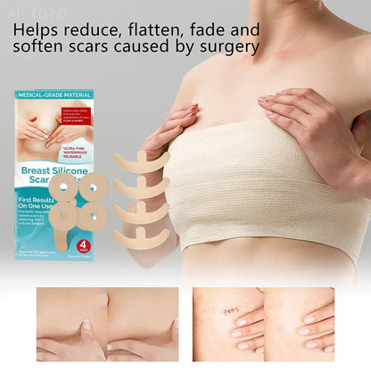 Invisible Silicone Chest Scar Patches