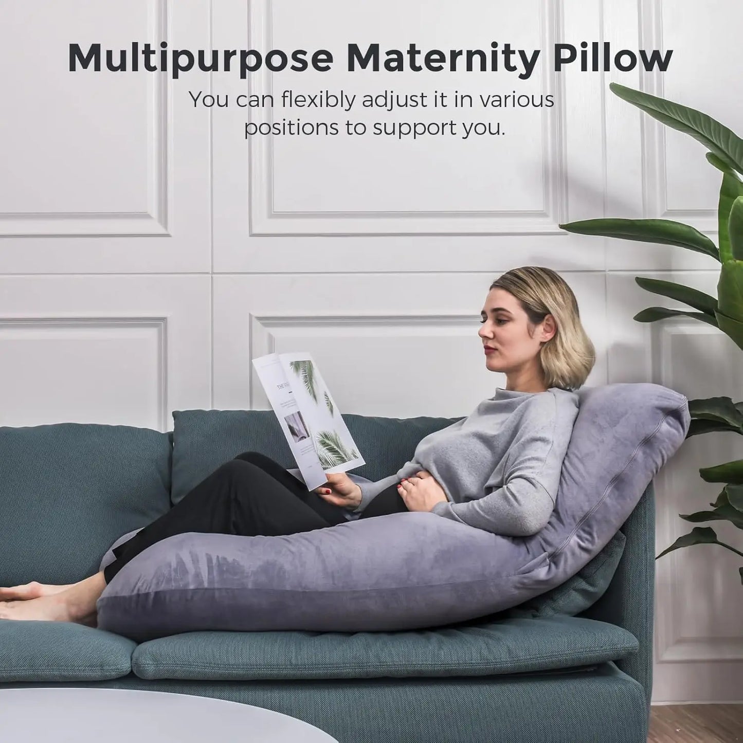 Full Body U-Shaped Pregnancy Pillow