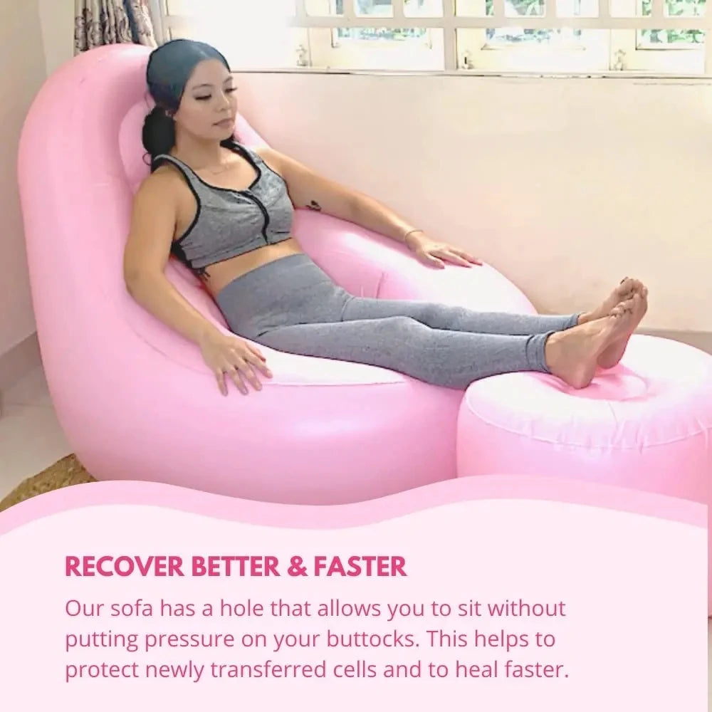 Inflatable BBL Recovery Chair