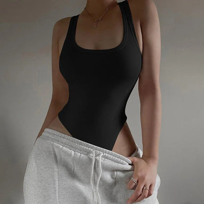 Sleeveless Bodycon Knit Bodysuit