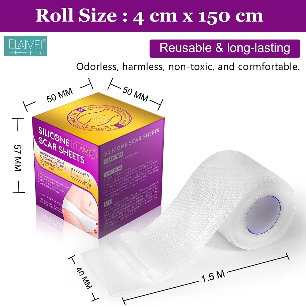 Transparent Silicone Scar Care Tape