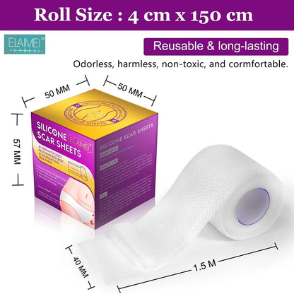 Transparent Silicone Scar Care Tape