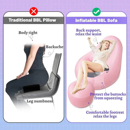 Inflatable BBL Recovery Chair