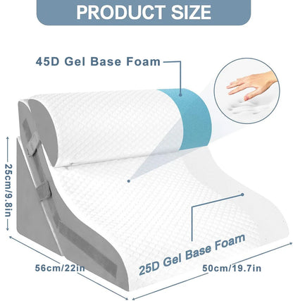 3-Piece Adjustable Wedge Pillow Set